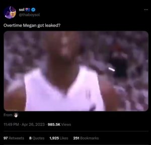Overtime Megan Tape Video Allegedly Leaked on Reddit Before She Made