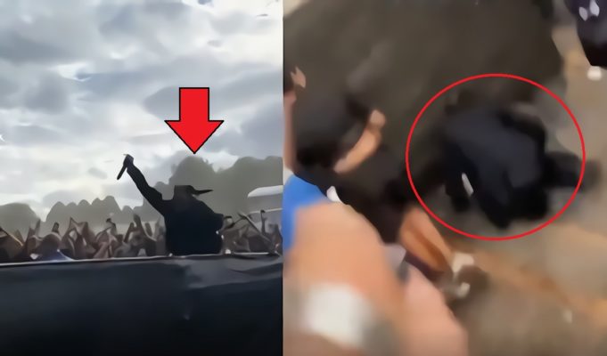 Playboi Carti Falling Off Stage Then Recovering in a Few Seconds at Wireless Festival 2022 Goes Viral