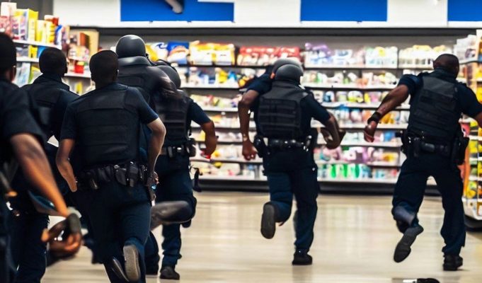 police-chasing-sex-offender-through-walmart-in-georgia