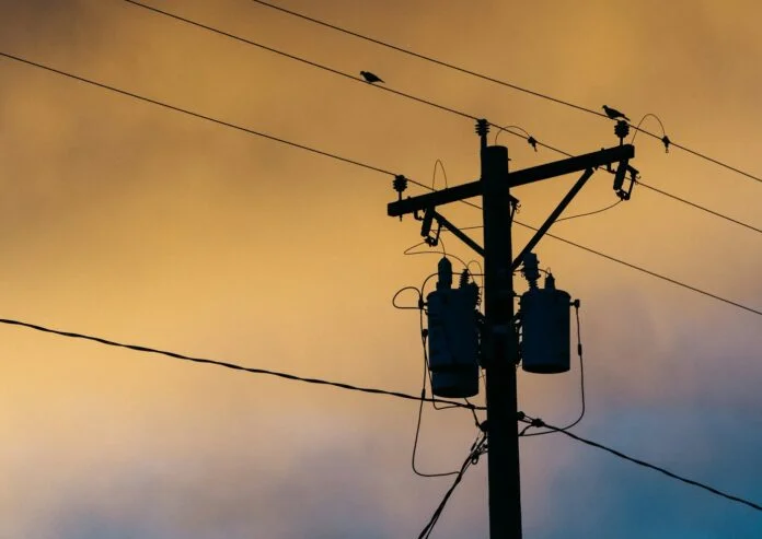 powerline electric sky city