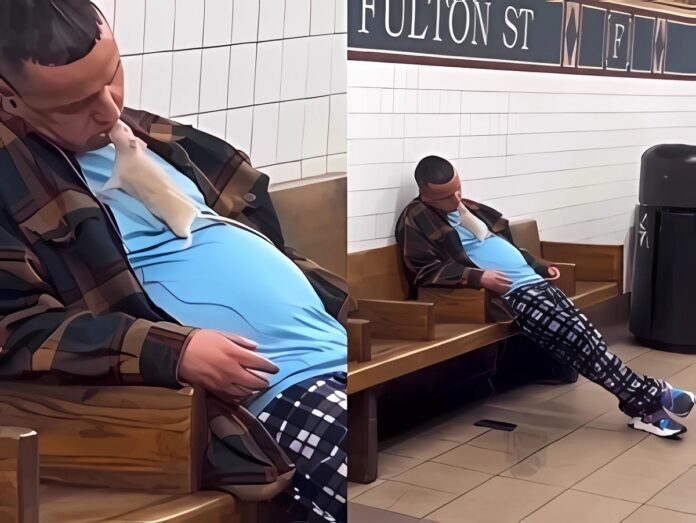 rat-kissing-man-fulton-street-subway