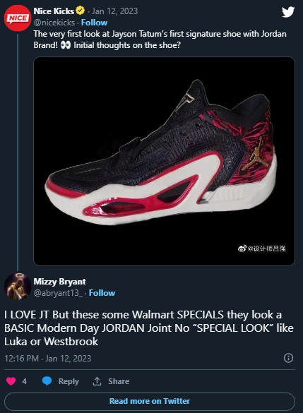 Jayson Tatum's Incredibly Ugly First Signature Jordan Brand Shoe Gets Roasted on Social Media