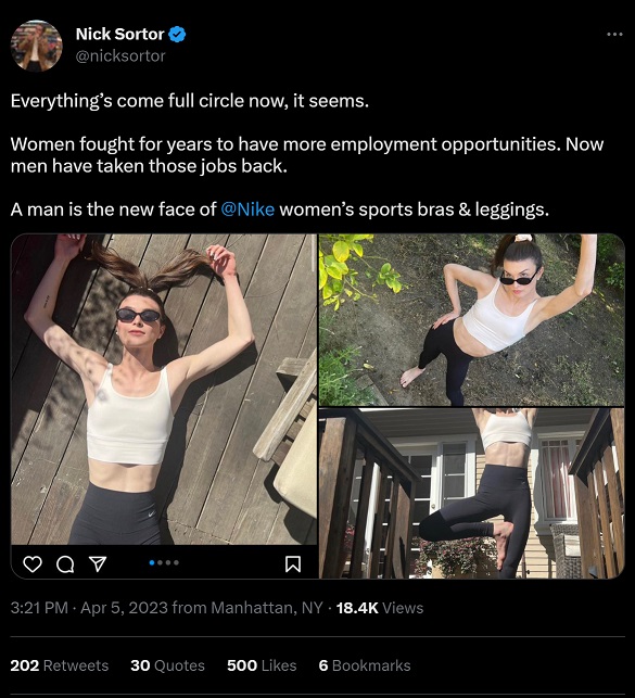 Nike Accused of 'Trolling Women' for Hiring Trans Woman Dylan Mulvaney to Promote Sports Bras, Leggings, and female products