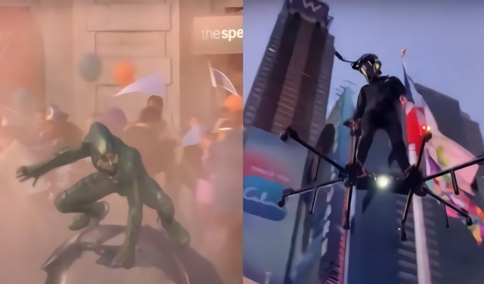 Who is the Real Life Green Goblin Flying Hovercraft Board Through California and New York?