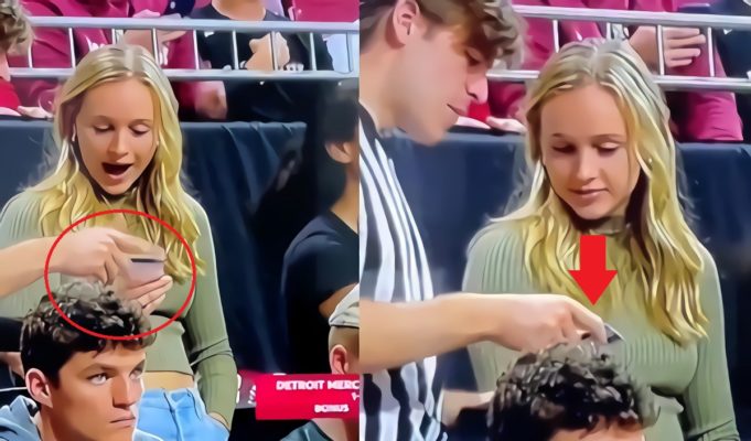 Referee Man Flexing Costco Card on Woman in Crowd During Detroit Mercy vs Boston College NCAA Game Goes Viral