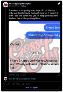 Did a Lori Harvey Video Tape Leak? Leaked Texts Goes Viral