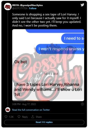 Did a Lori Harvey Video Tape Leak? Leaked Texts Goes Viral