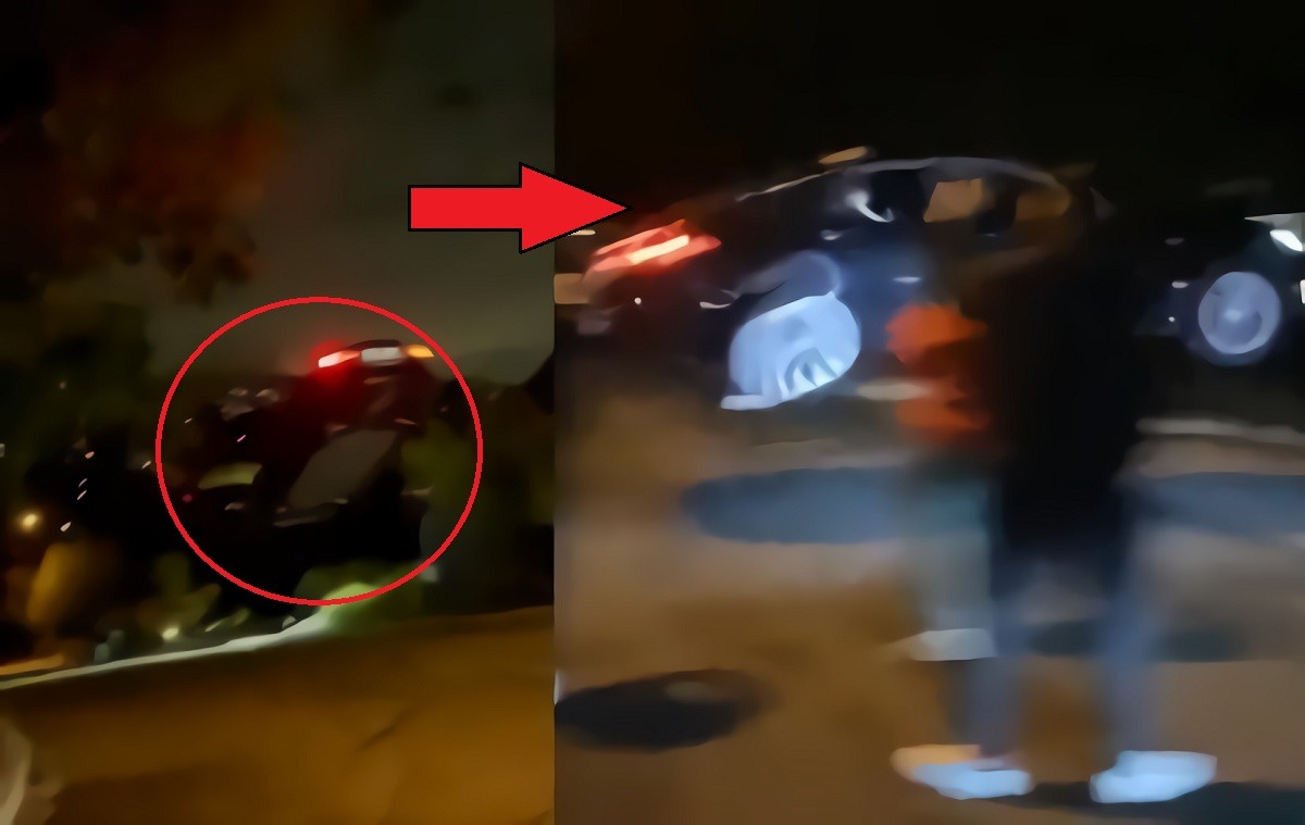 New Angle Video of Flying Tesla Echo Park Crash is Like an Urban Dukes of Hazzard