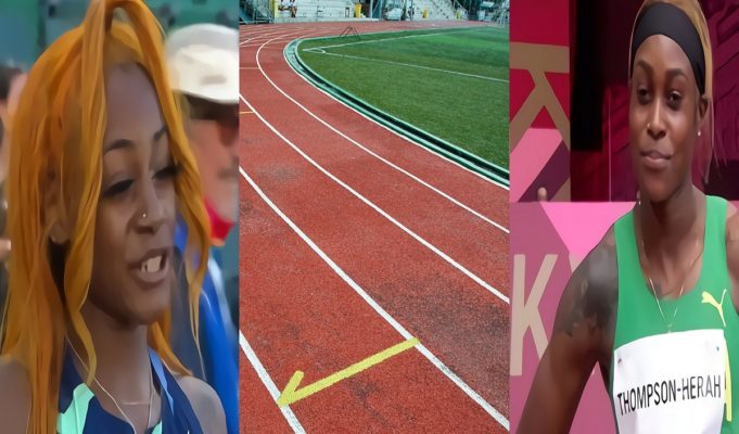 Elaine Thompson-Herah Dissing Sha'Carri Richardson at Tokyo Olympics Trends after Sha'Carri Beats Her to Win Luzern Athletics Meet