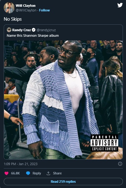 Shannon Sharpe Album Cover Memes Trend after Fight with Tee Morant, Steven Adams, and Dillon Brooks