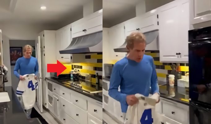 Skip Bayless' 'Ugly' Kitchen Gets Roasted After Video Reacting to Cowboys Losing to 49ers