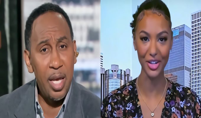 Stephen A. Smith Arguing with Malika Andrews For Telling Him 'Stop' on First Take Trends 'It Ain't Happening'