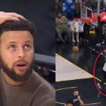 Stephen Curry Almost Knocks Out Ball Boy During Tunnel Trick Shot Gone Wrong