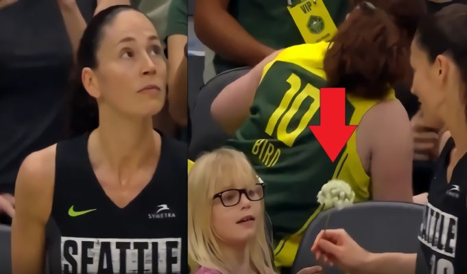 Fan Literally Gives Sue Bird a Flower During Her Last Home Game at Seattle Storm Arena in Front Second Straight Sold Out Crowd