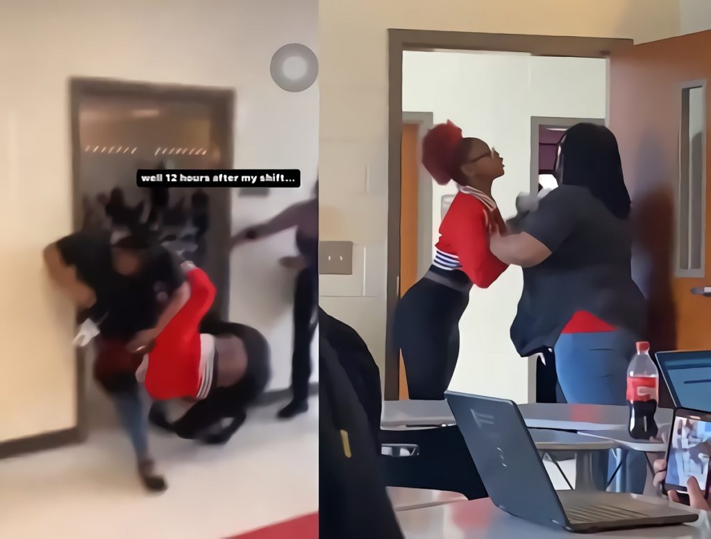 Teacher Breaks Leg Fighting 9th Grade Female Student Who Accused Her of Disrespecting Her Dead Mother