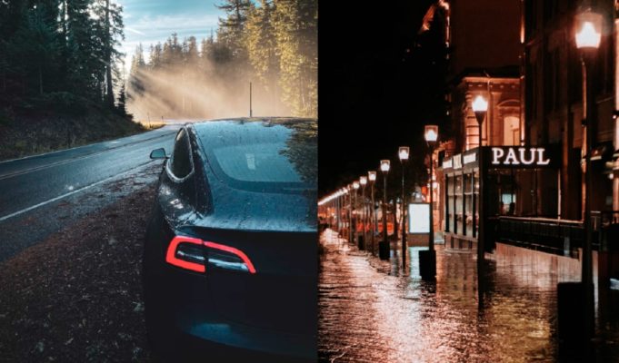 tesla driving through water tesle boat mode conspiracy theory