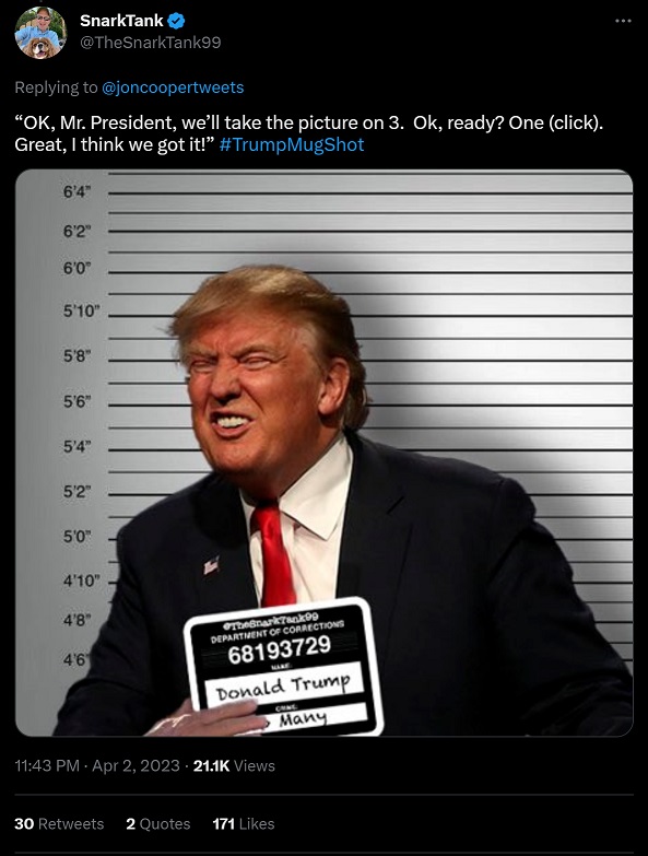 Funny Donald Trump Mugshot Meme