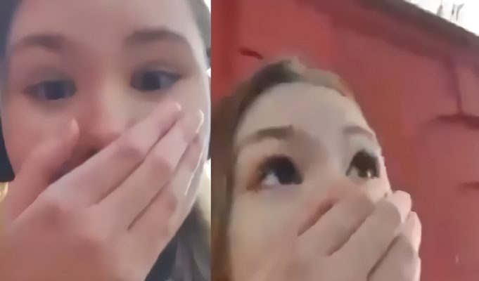 POV Video of Rocket Bomb Exploding Over Ukrainian Woman Caught in Russia's Kyiv Airstrike Bombings Trends Worldwide