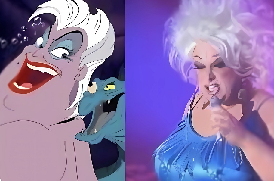Is Ursula Drag Queen Divine in the 'Little Mermaid' Movie?