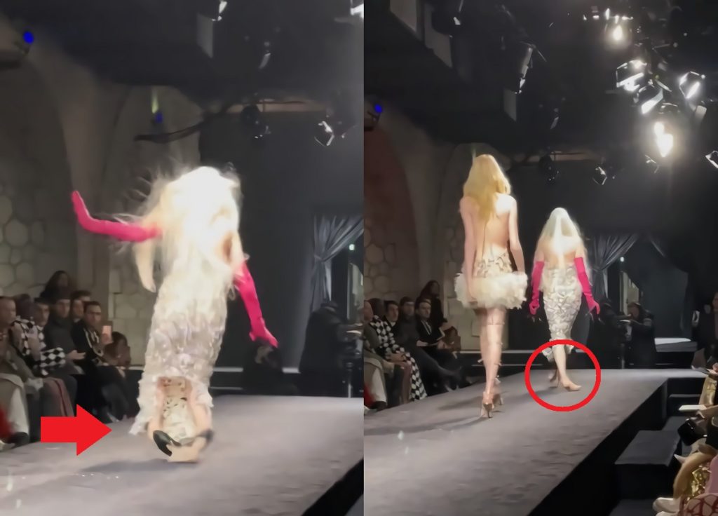 Did Valentino Heels Make a Model Pigeon-Toed? Fashion Show Blooper Fall Video Sparks Conspiracy Theory