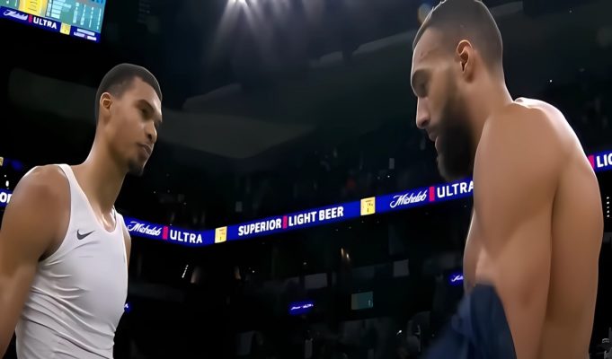 victor-wembanyama-tosses-rudy-gobert-jersey-away-3
