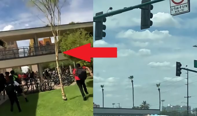 Videos Show Students Running From Possible Mass Shooter at Central High School in Arizona and Heavy Police Presence