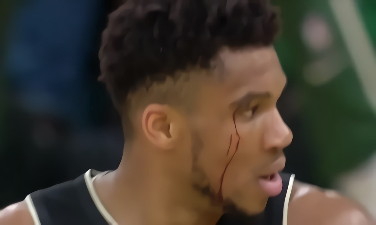 Giannis Antetokounmpo Sweating Blood During Bucks' Miracle Game 5 Bobby Portis Game Winner vs Celtics Goes Viral