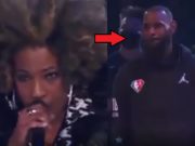 Was Lebron James Trying Not Laugh at Macy Gray Singing National Anthem at NBA All Star Weekend 2022? Social Media Roasts Macy Gray Lebron Laughing Moment