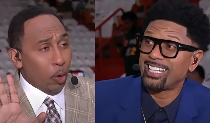 Stephen A Smith Confronts Jalen Rose for Voting Kyrie Irving All NBA Third Team