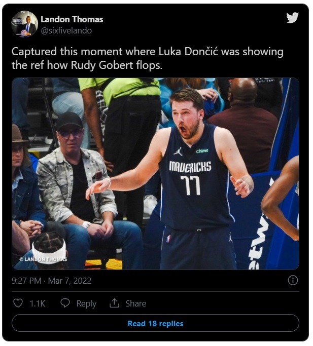 Luka Doncic Almost Fights Rudy Gobert After He Pushes Him Down During Mavericks vs Jazz. Luka Doncic mocking Rudy Gobert flopping.