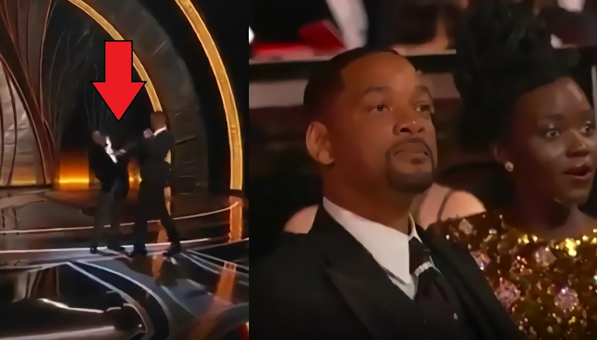 Photo of moment Jay Z and Beyonce saw Will Smith punch Chris Rock at Oscars.