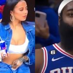 IG Model Woman Wearing White Sports Bra and Drinking Red Bull During Grizzlies vs Sixers Game Goes Viral