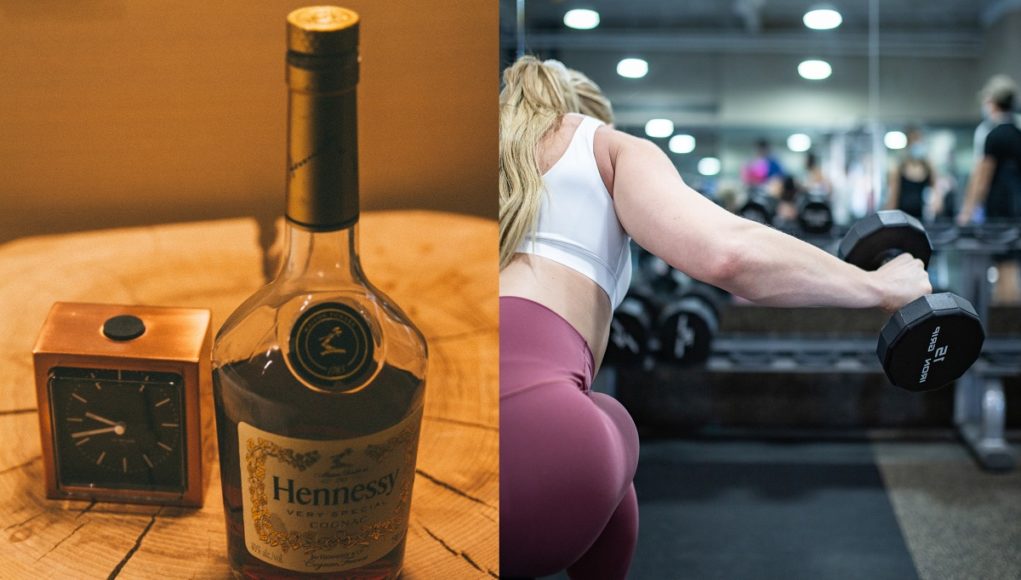 woman-drinking-alcohol-at-gym