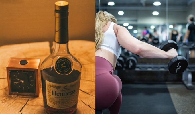 woman-drinking-alcohol-at-gym