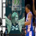 Wrestling Fans Didn't Like KD's Reaction to Joel Embiid's 'Degeneration X' 'Suck It' Gesture Celebration