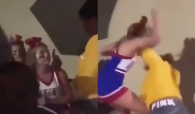 Skinny California Cheerleader Beating Up Bigger Bully After Getting Sucker Punched Goes Viral