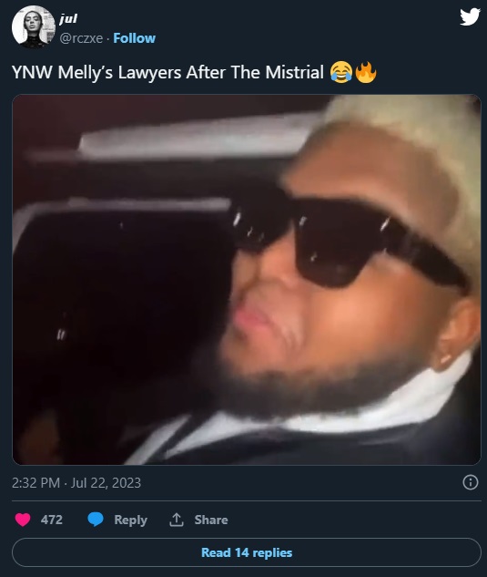 YNW Melly Memes Reactions Trend After Mistrial Verdict, But Here's Why He Might Not Be Free