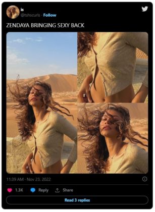 Zendaya's Chest Print Goes Viral after New Instagram Photo